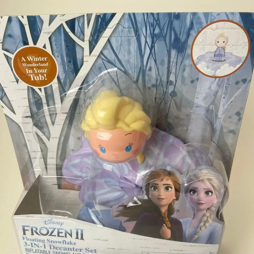 Disney Frozen 2 ELSA Floating‎ 3N1 Bath Gel Soap Set Inflatable Snowflake NEW